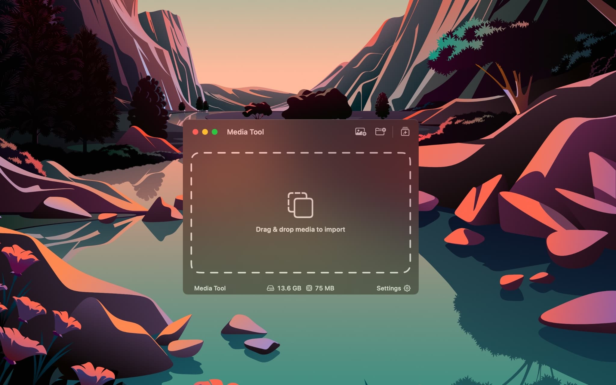 Import file by Drag and Drop, Gallery or File Picker